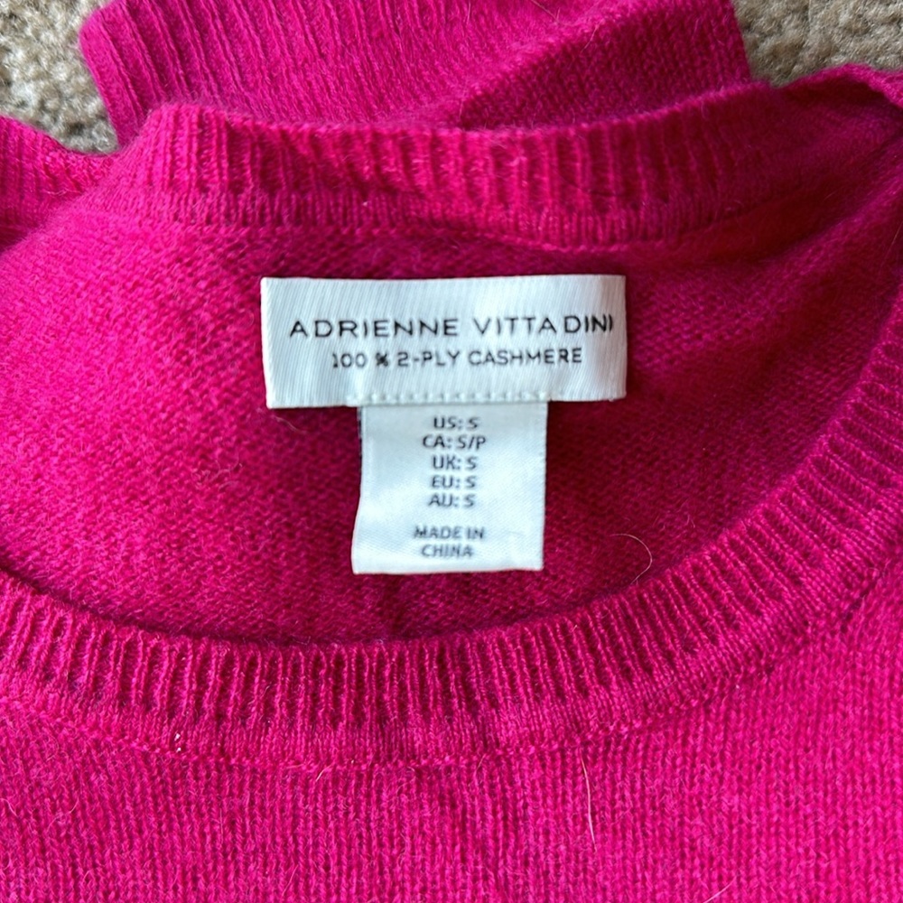Adrienne Vittadini Pink Sweater - Picture 6 of 7
